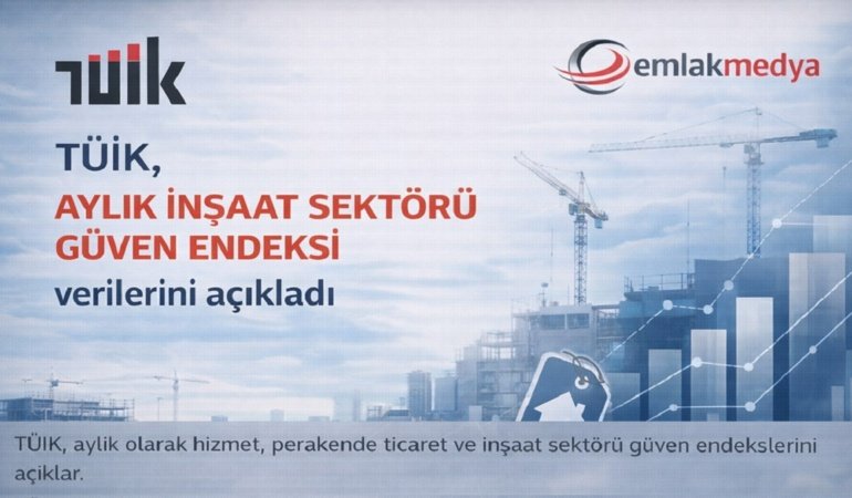 2026 Ağustos inşaat sektörü güven endeksi yüzde 0,4 azaldı
