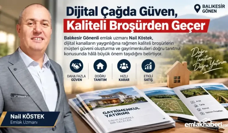 Dijital Çağda Gayrimenkul Pazarlamasında Broşürün Gücü Yeniden Öne Çıkıyor