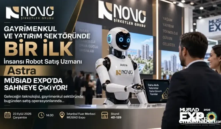 Gayrimenkul Sektöründe Bir İlk: İnsansı Robot Satış Uzmanı Astra MÜSİAD Expo’da Tanıtılacak