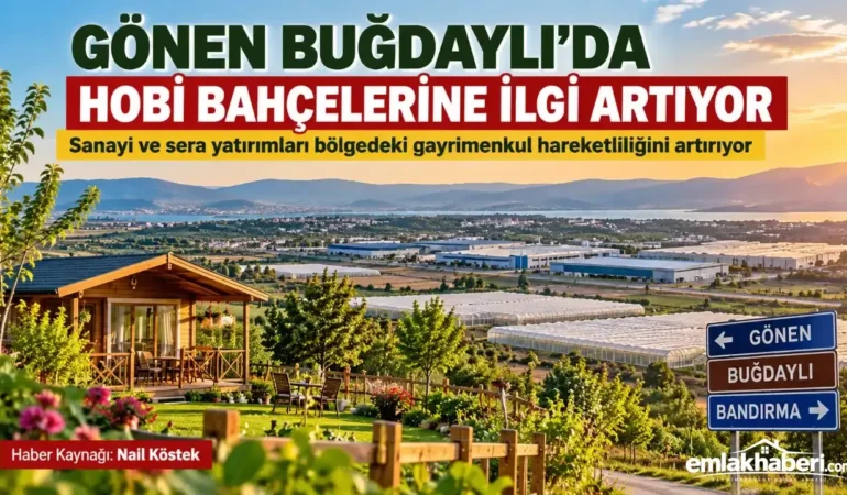 Gönen Buğdaylı Mahallesi’nde Hobi Bahçelerine İlgi Artıyor
