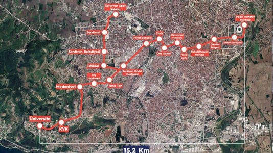 Sakarya’ya 15.2 kilometrelik yeni tramvay hattı geliyor! 19 istasyonlu proje için tarih yaklaştı..