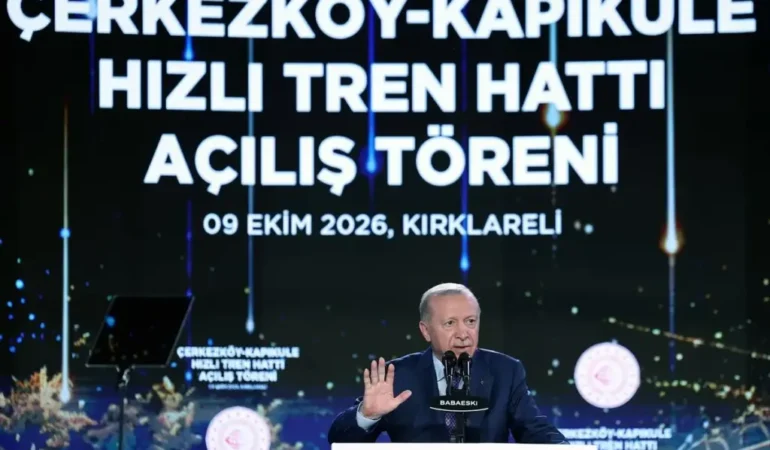 Çerkezköy-Kapıkule Hızlı Tren Hattı Açıldı! Halkalı-Kapıkule Arası 1.5 Saate Düşecek..