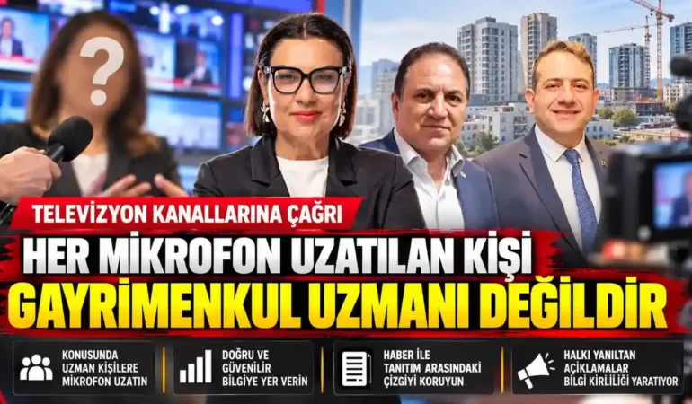 Gayrimenkul Haberlerinde Bilgi Kirliliği Tepkisi: “Her Mikrofon Uzatılan Kişi Gayrimenkul Uzmanı Değildir”