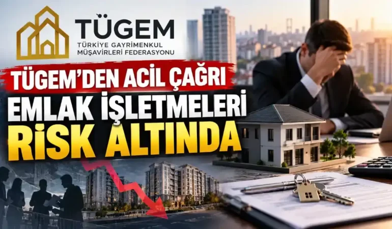 TÜGEM’den Acil Çağrı: Emlak İşletmeleri Risk Altında